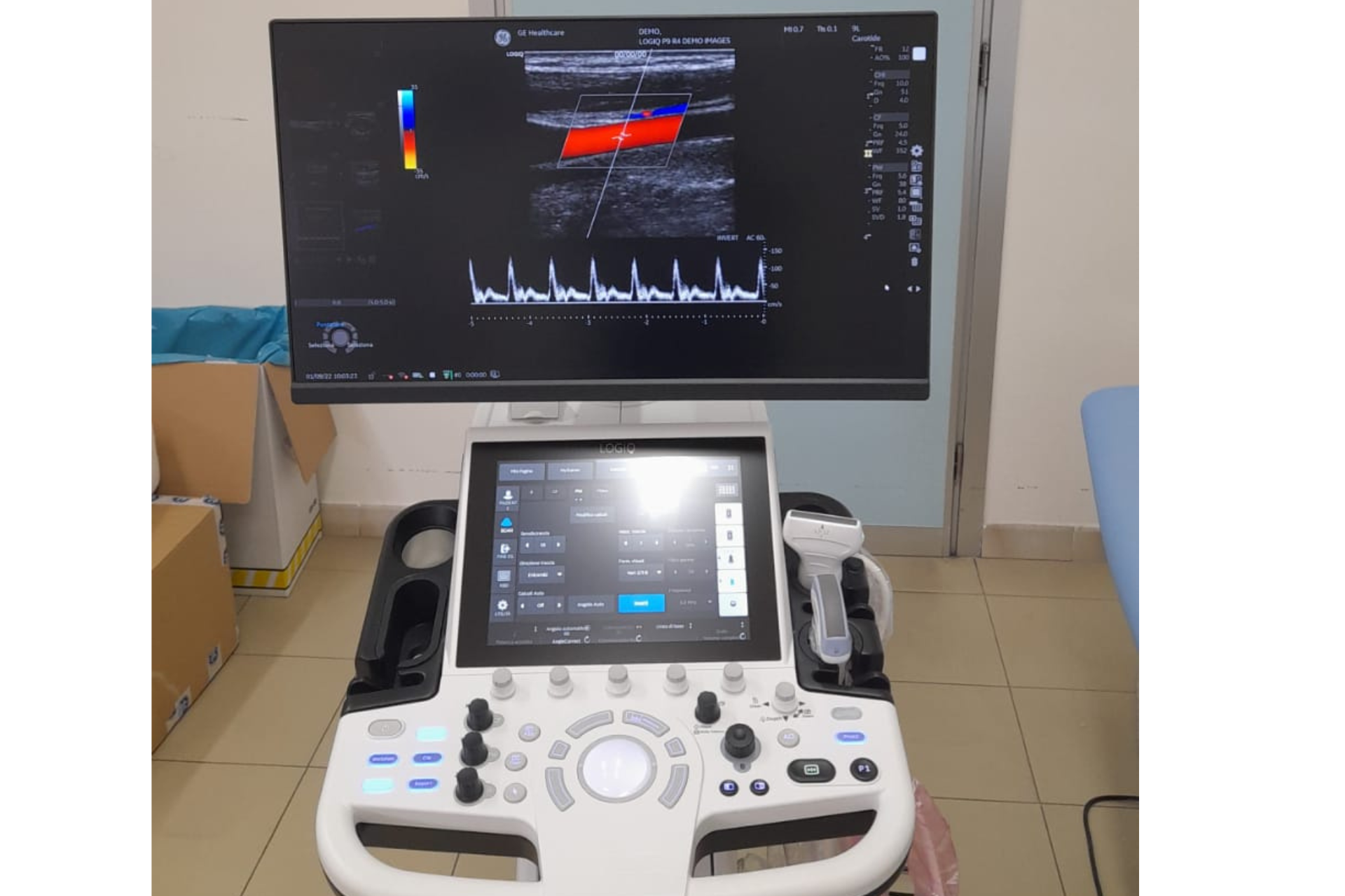 Il nuovo ecografo installato al Poliambulatorio di Ales