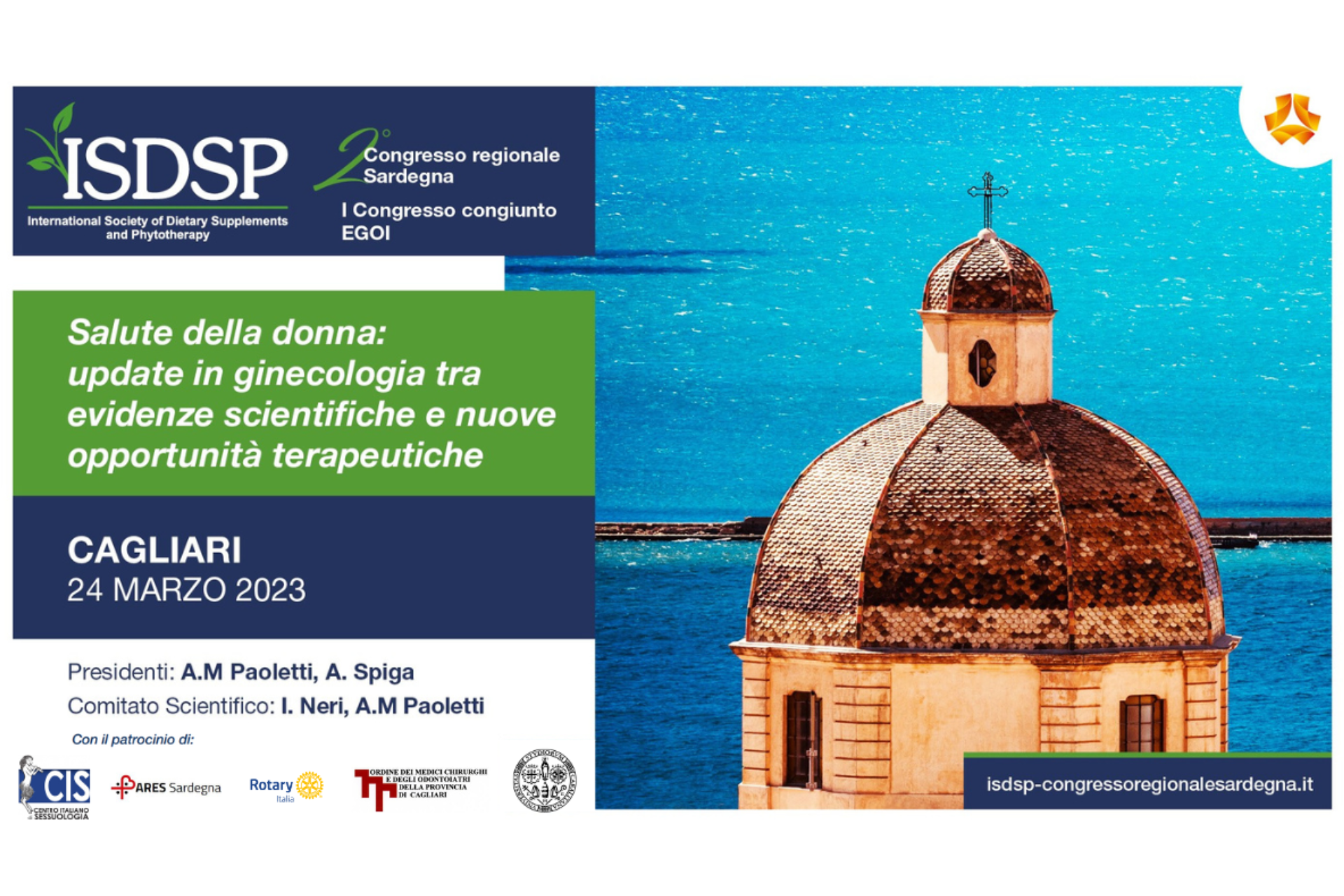 Salute della donna: congresso ISDSP a Cagliari