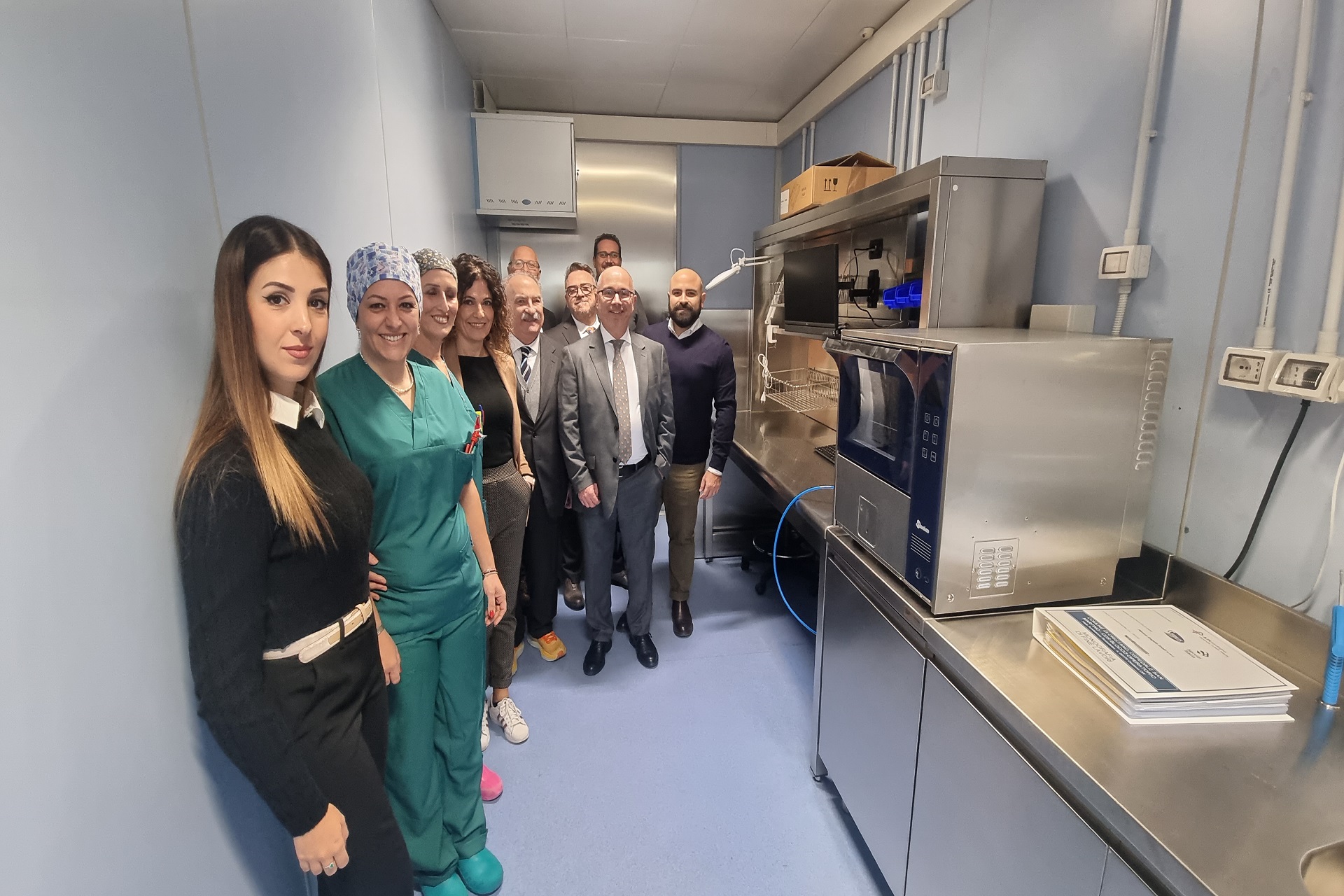 Al San Martino inaugurato il sistema di sterilizzazione in emergenza