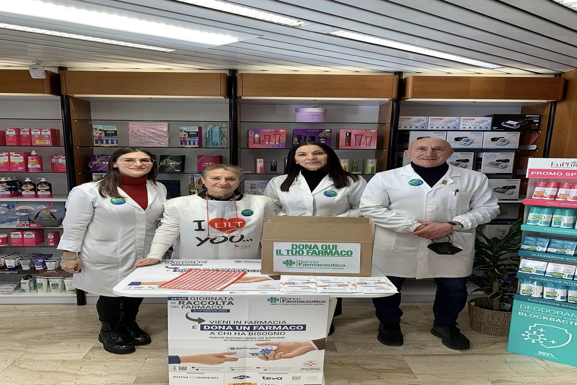 successo raccolta farmaco