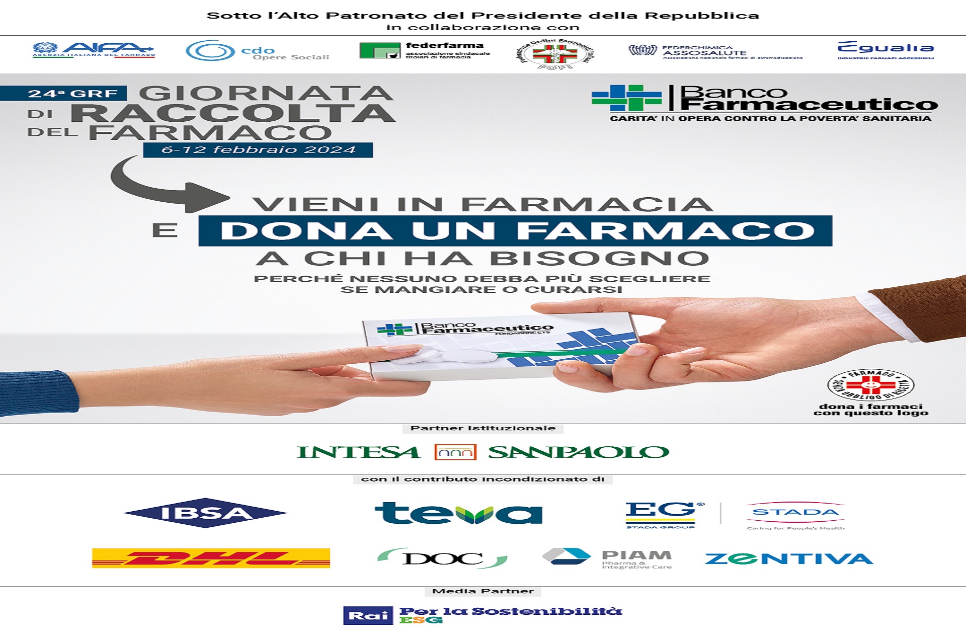 Anche a Oristano e provincia la Giornata di raccolta del farmaco