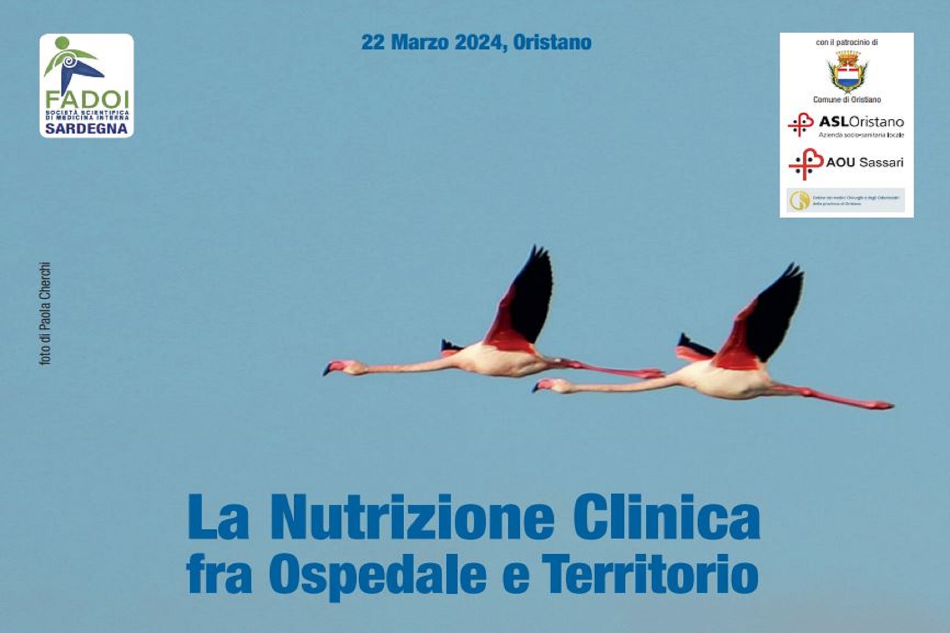 Oristano: oggi 22 marzo si parla di nutrizione clinica del paziente