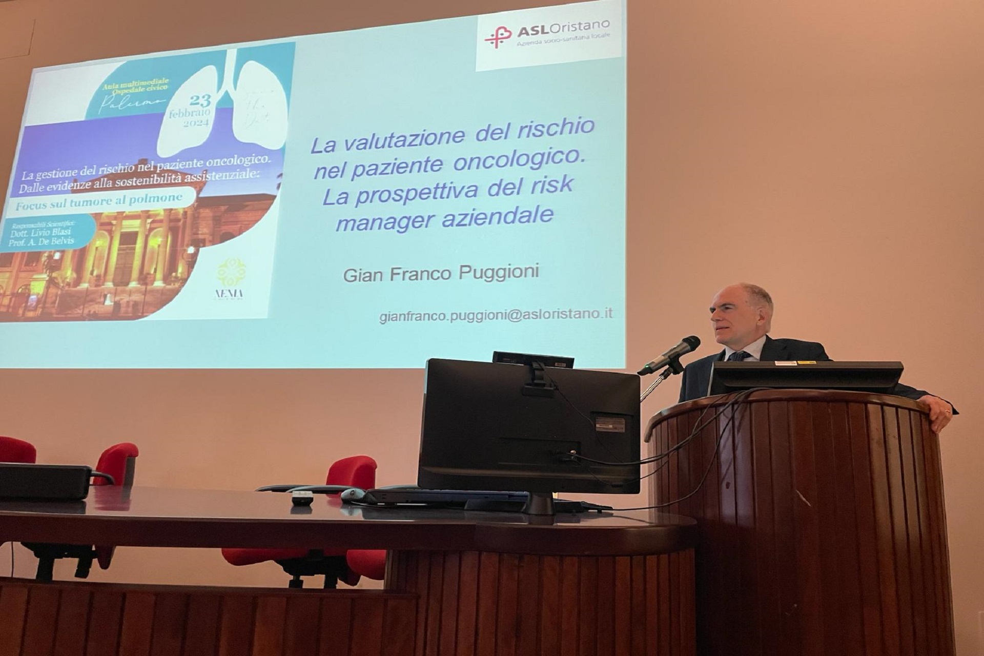 Gestione del rischio nel paziente oncologico: la Asl 5 a Palermo