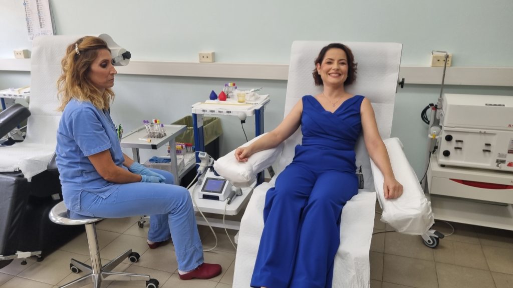 “In ferie, ma col cuore per le donazioni”