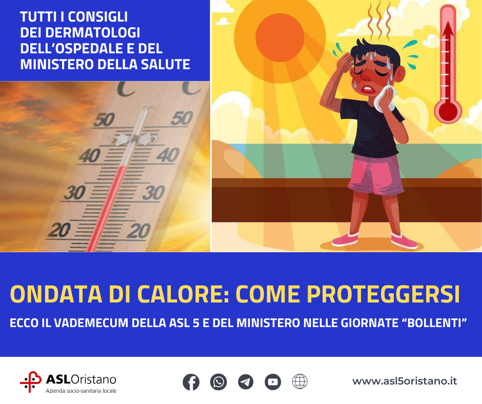 Caldo torrido, come evitare problemi: i consigli di Asl e Ministero Caldo torrido, come evitare problemi: i consigli di Asl e Ministero