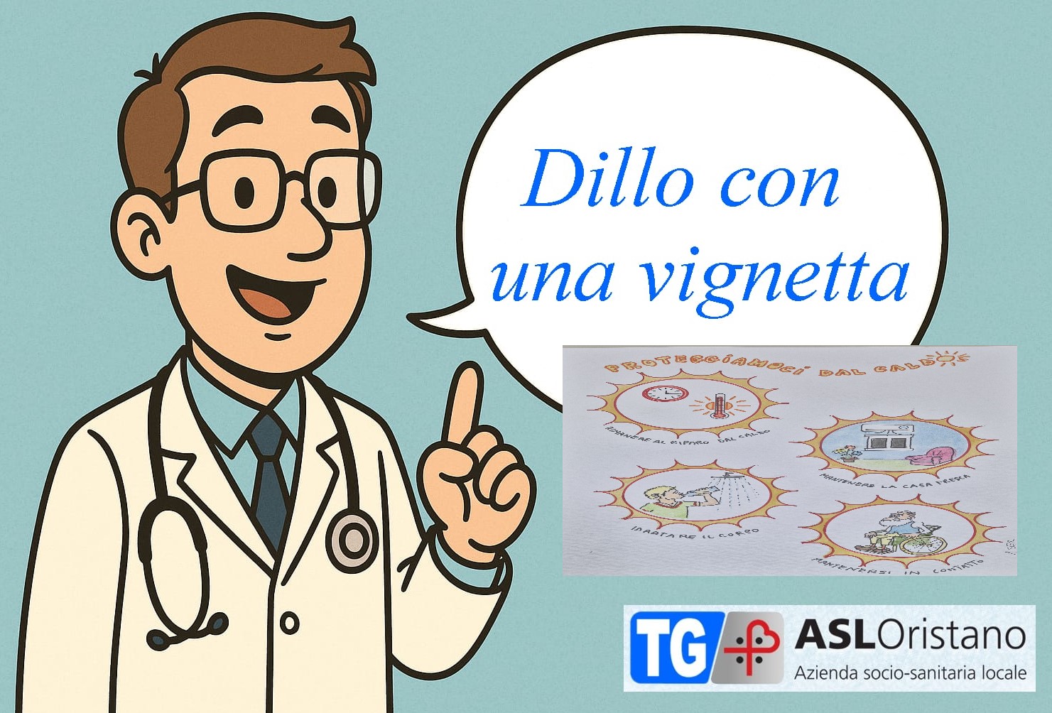 “Dillo con una vignetta”: come proteggersi dal caldo