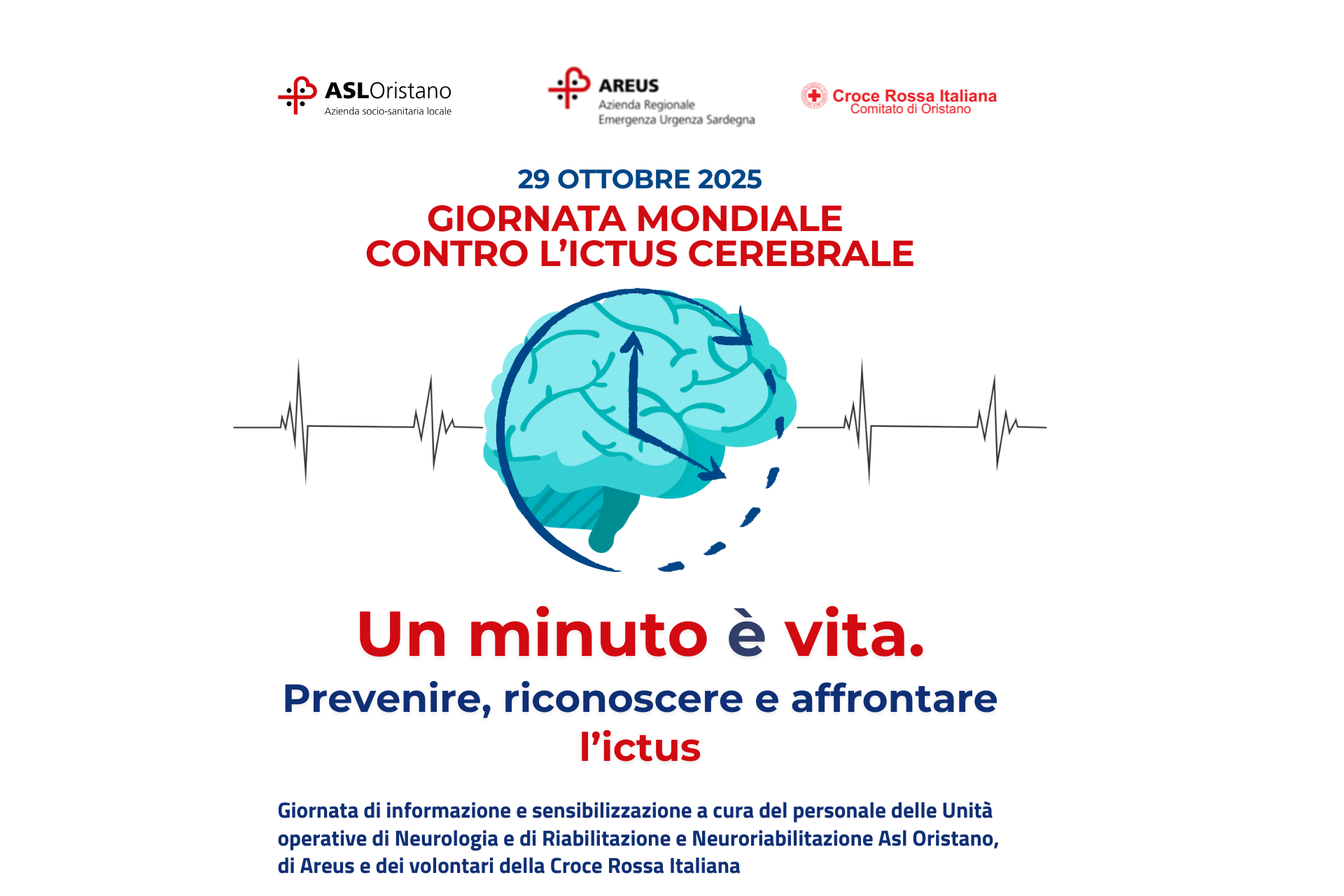 Giornata contro l’ictus: evento informativo oggi a Oristano Giornata contro l’ictus: evento informativo oggi a Oristano