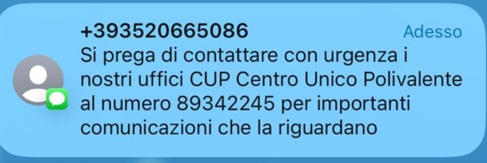 Messaggi truffa, l’appello ai cittadini: “Non rispondete e non chiamate quei numeri”