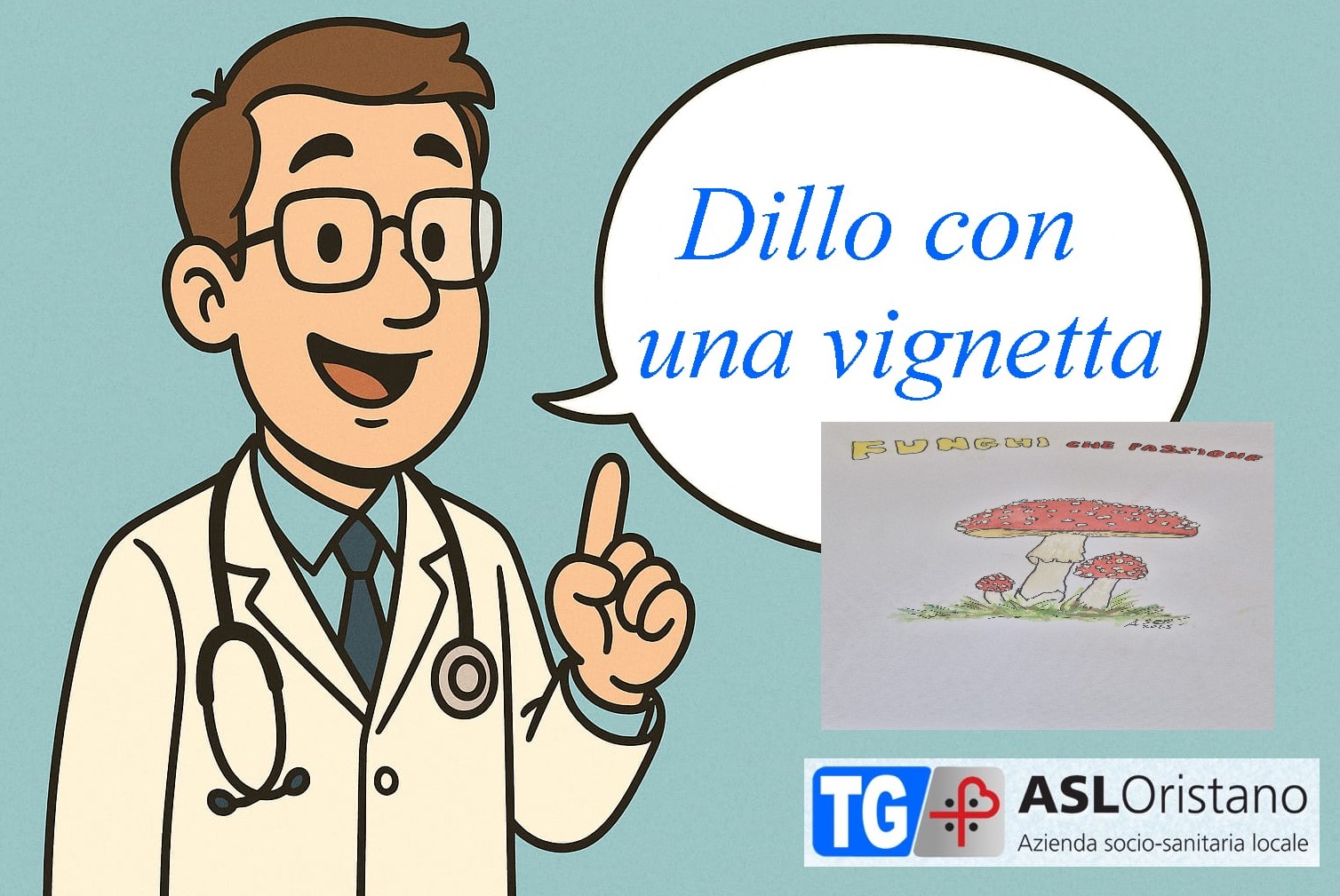 “Dillo con una vignetta”: occhio ai funghi