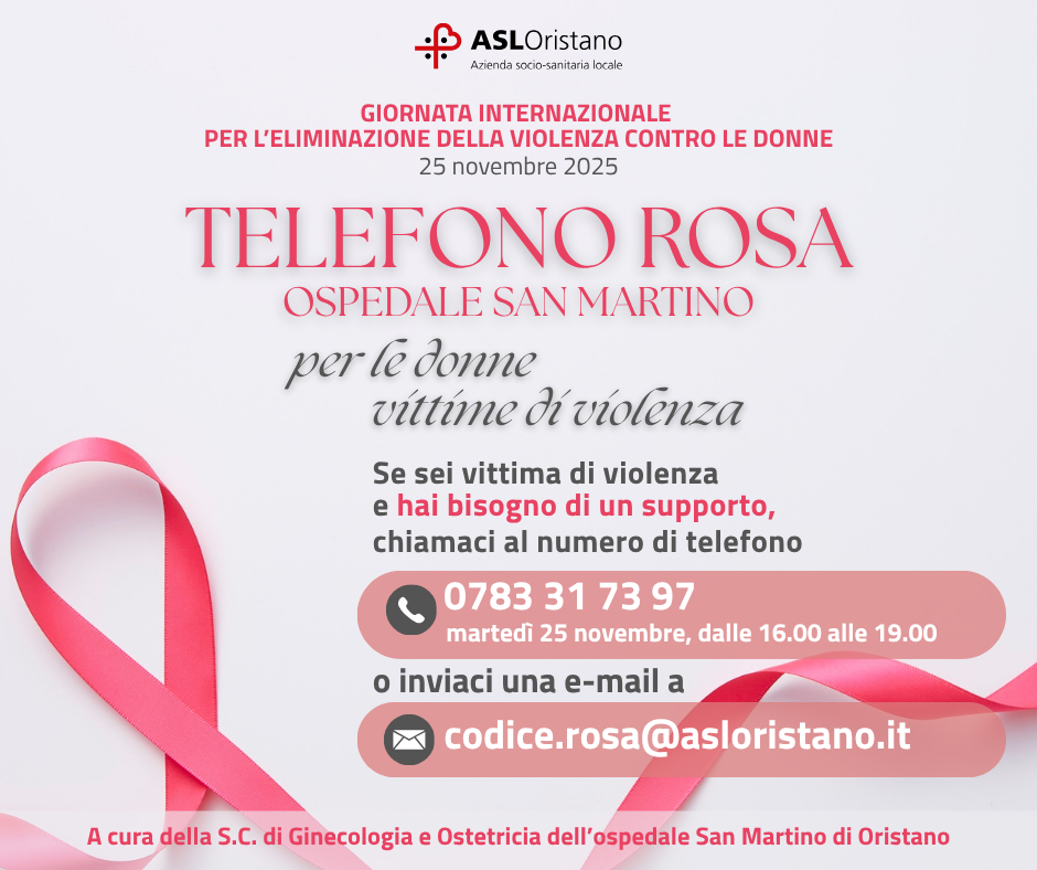 Giornata sulla violenza contro le donne, all’ospedale San Martino un telefono rosa per le vittime
