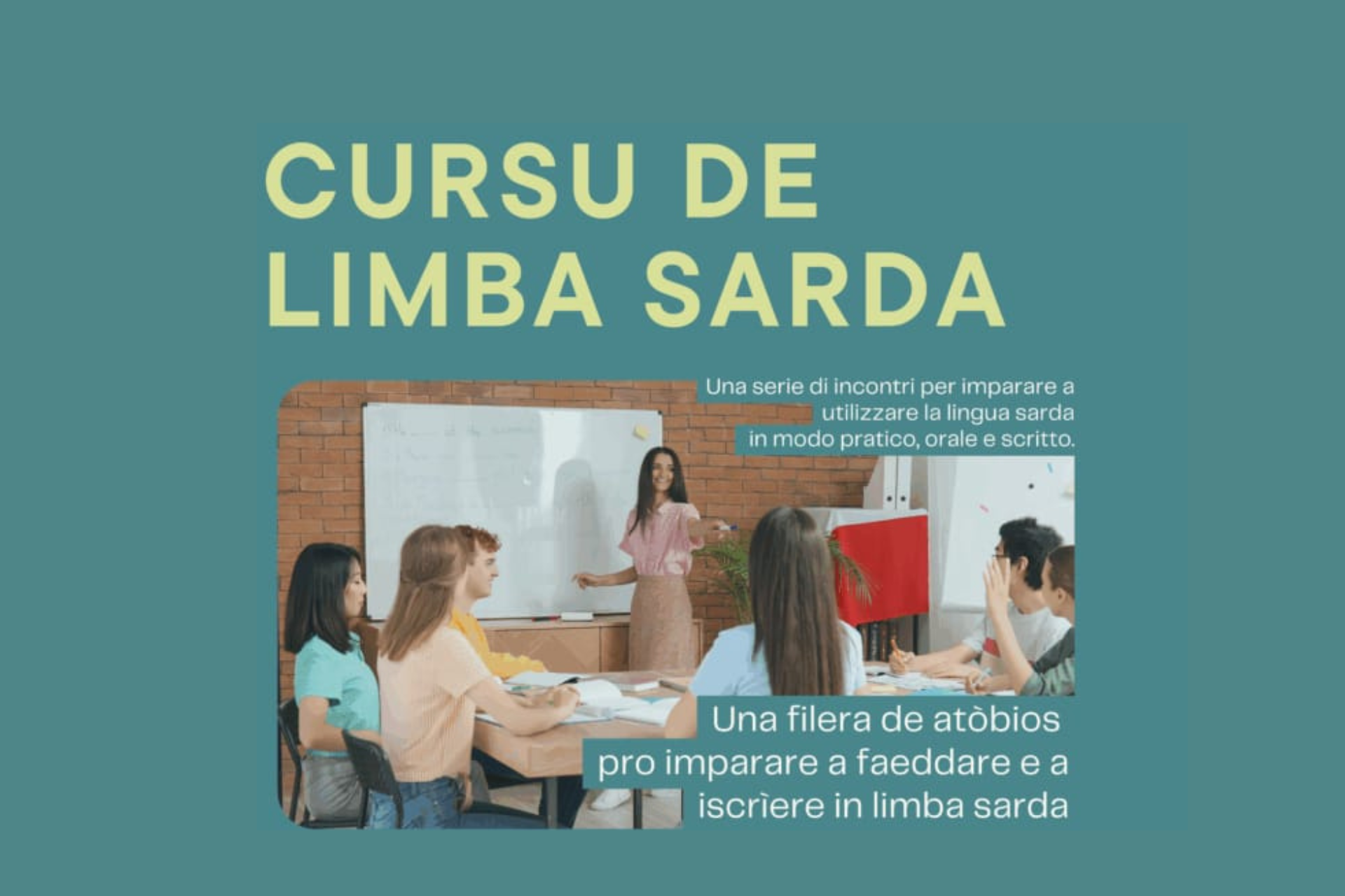 Su giardinu de sa limba: corso di formazione in lingua sarda