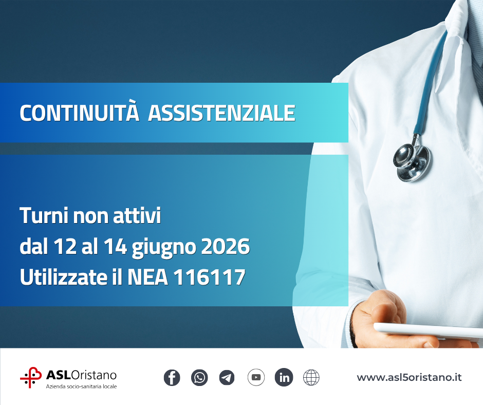 Guardie mediche: i turni non attivi nel fine settimana dal 12 al 14 giugno