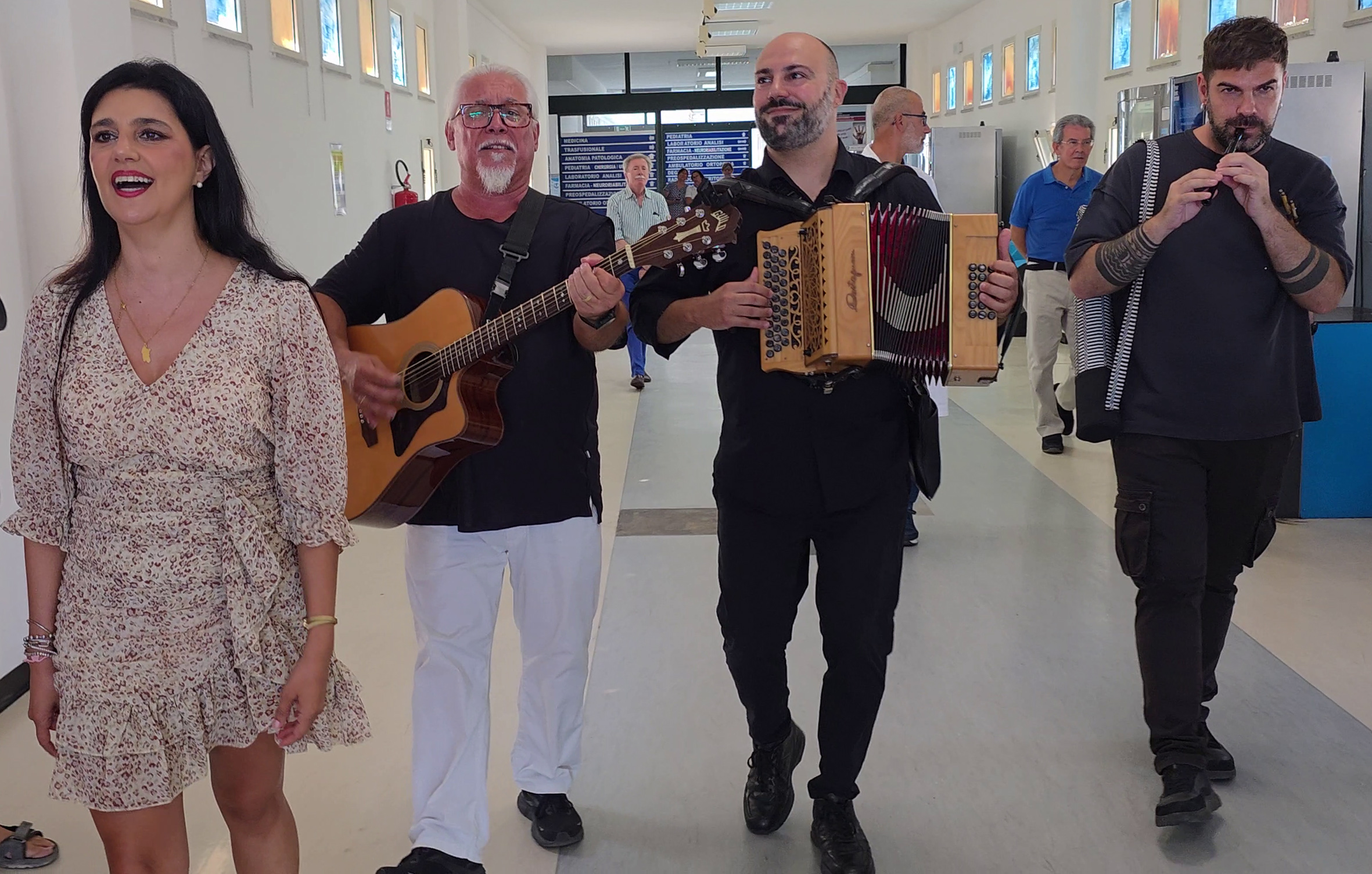 “Voci e strumenti di solidarietà”, la musica della Sardegna all’ospedale San Martino di Oristano